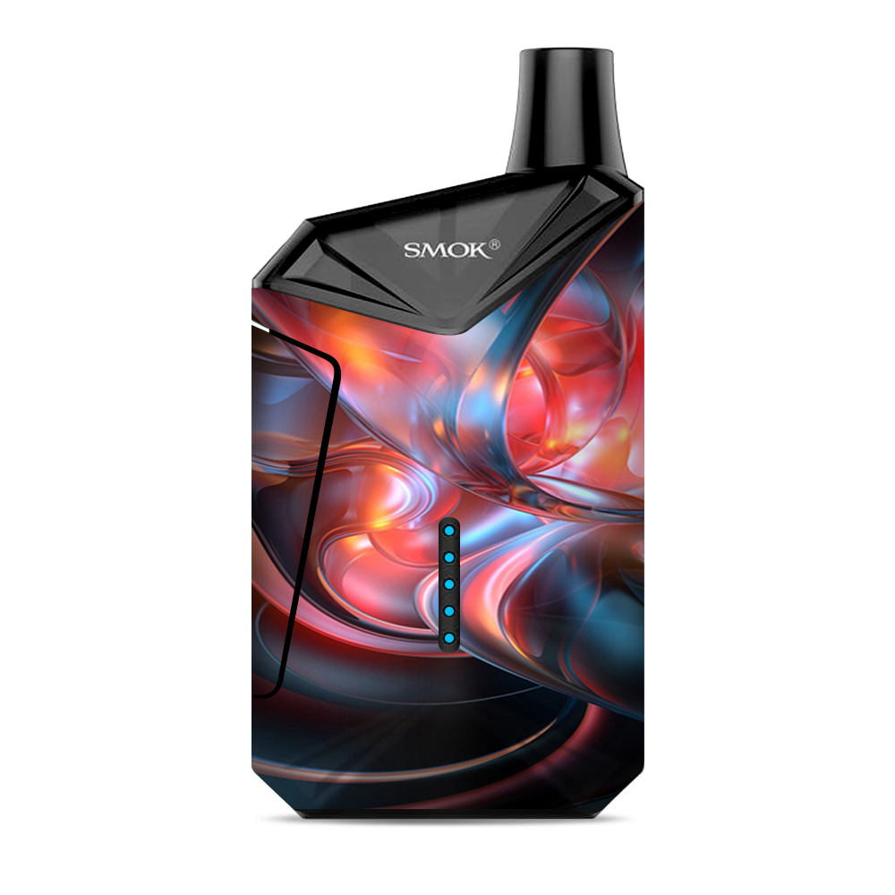  Abstract Blown Glass Colors Smok  X-Force AIO Kit  Skin