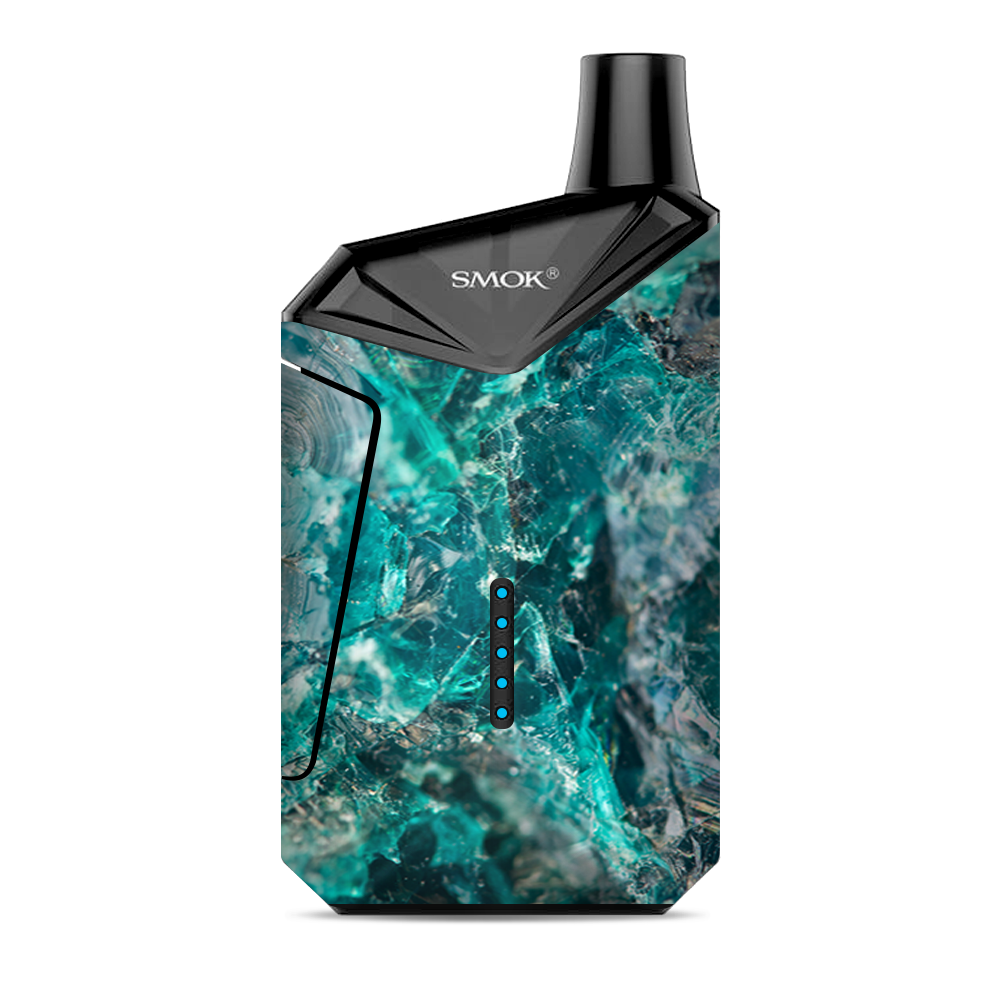  Chrysocolla Hydrated Copper Glass Teal Blue Smok  X-Force AIO Kit  Skin