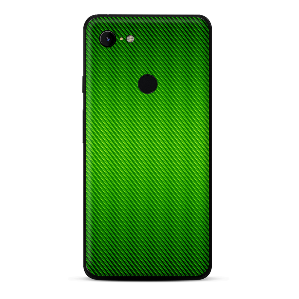 Lime Green Carbon Fiber Look