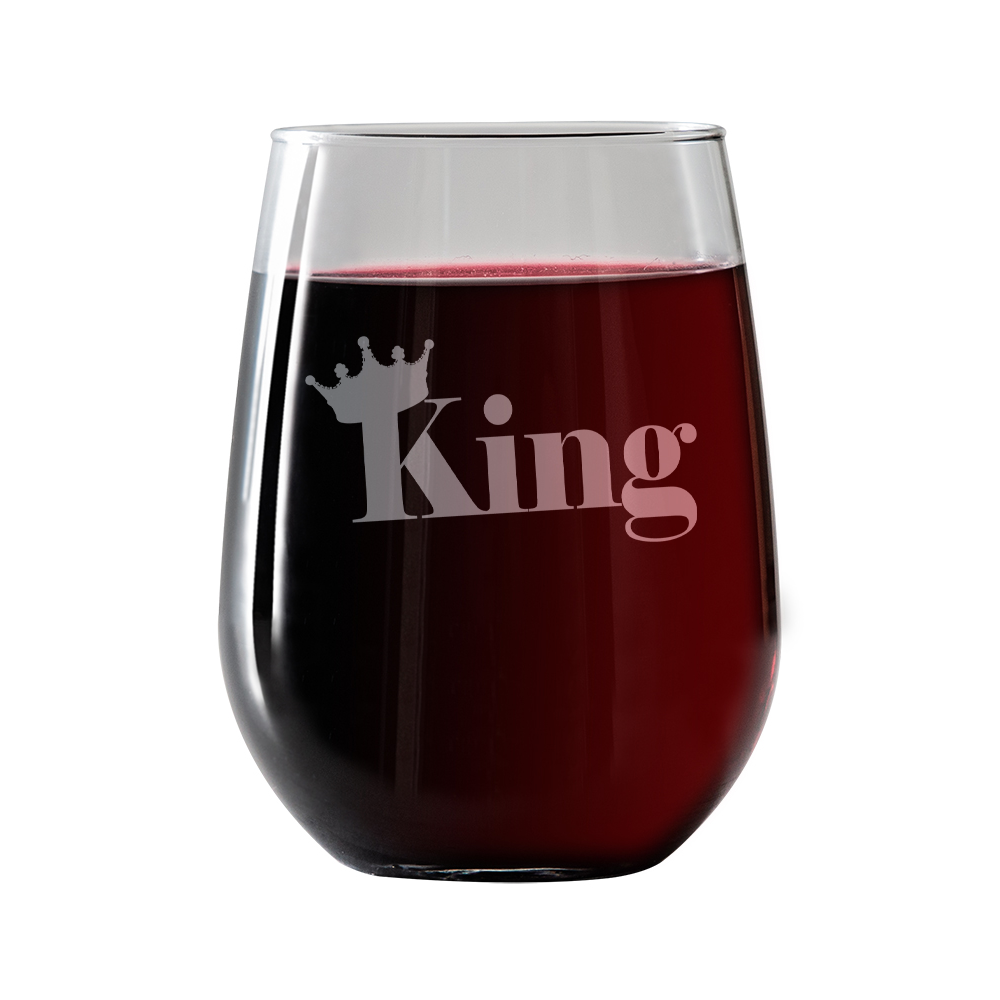 King  Stemless Wine Glass