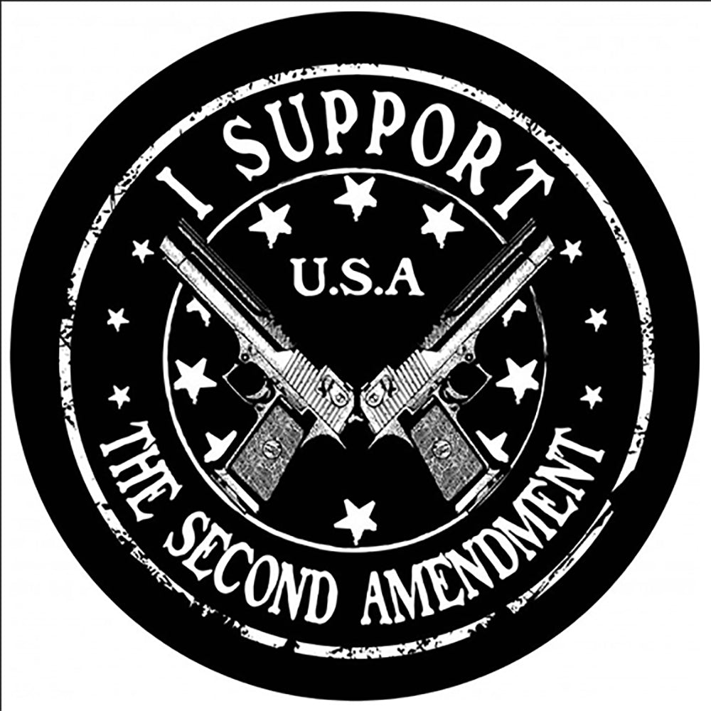 I Support The Second Amendment 2Nd Sticker Decal America Rights Large 8" Sticker 