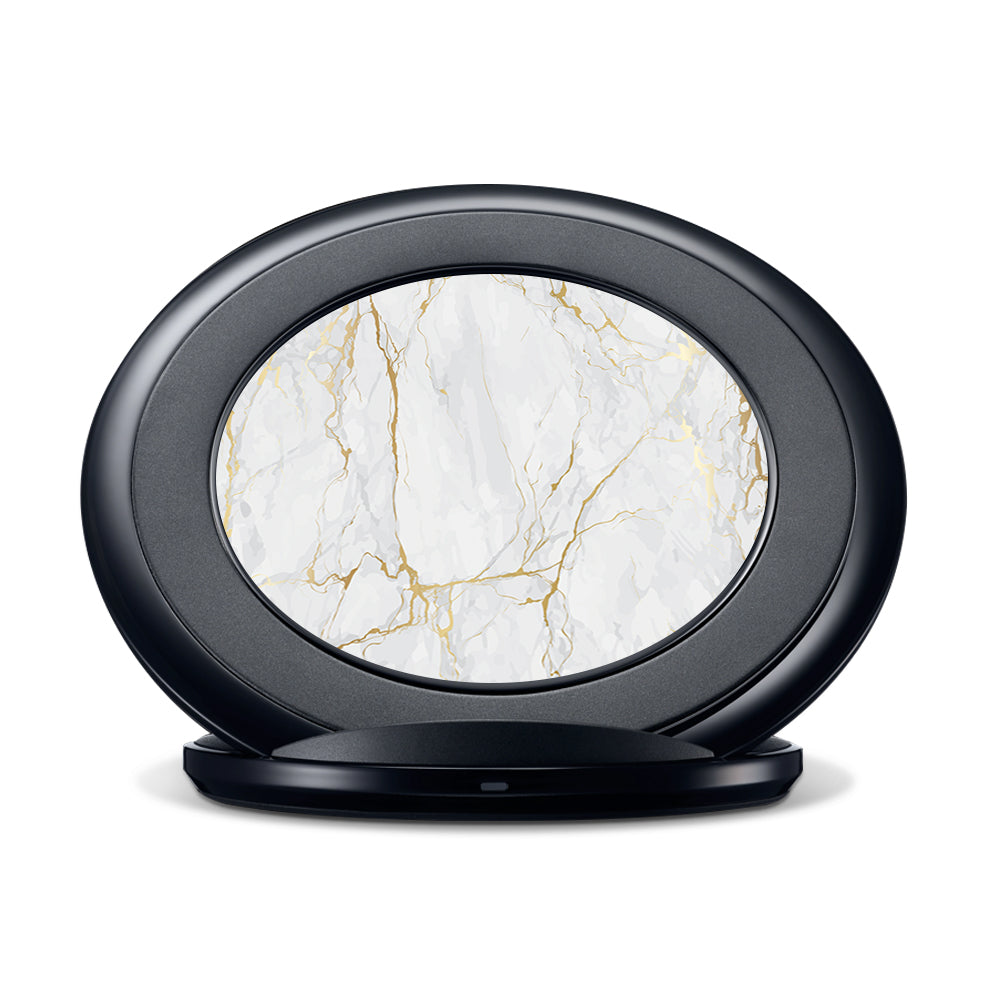 While Gold Marble
