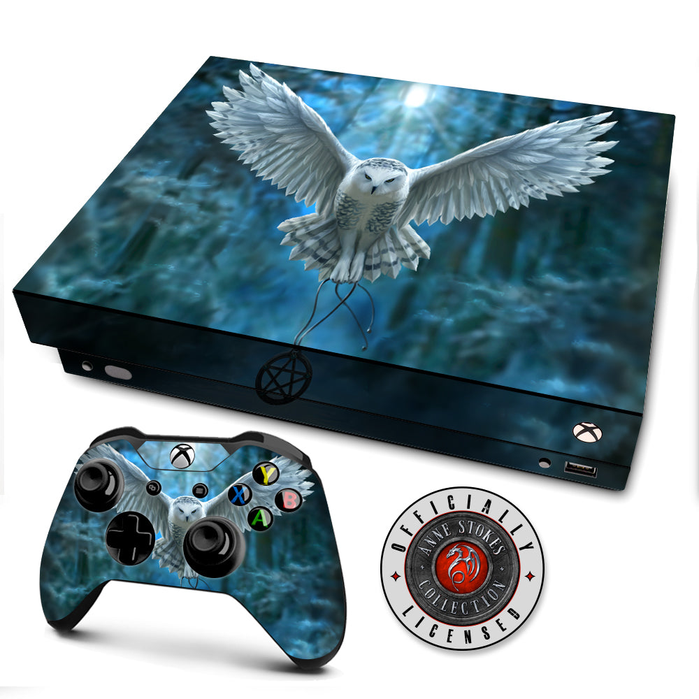 Anne Stokes Awake Your Magic | Skin Decal Vinyl Wrap for xBox One X Console & Controller