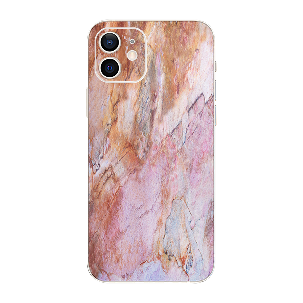 Rose Peach Pink Marble Pattern