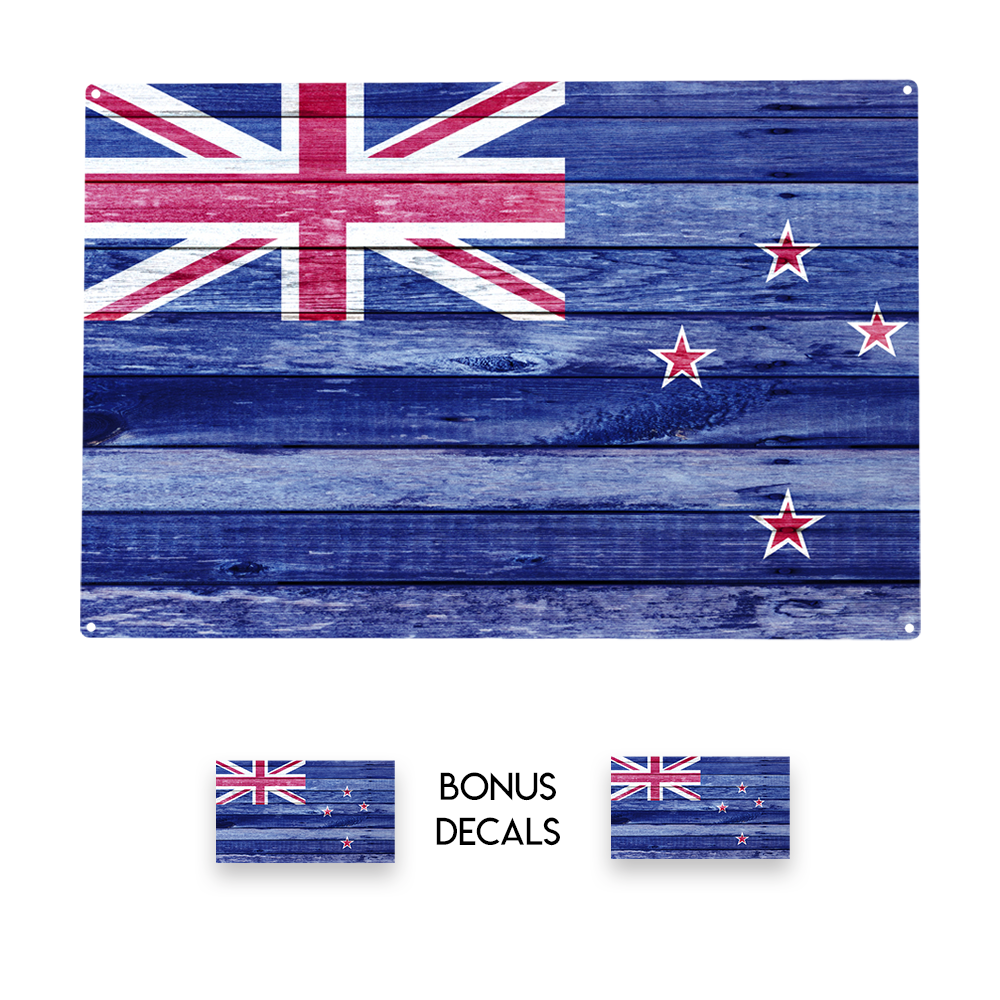 New Zealand Flag Decorative Sign