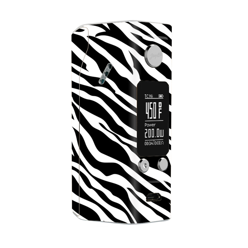  Zebra Pattern Wismec Reuleaux RX200S Skin