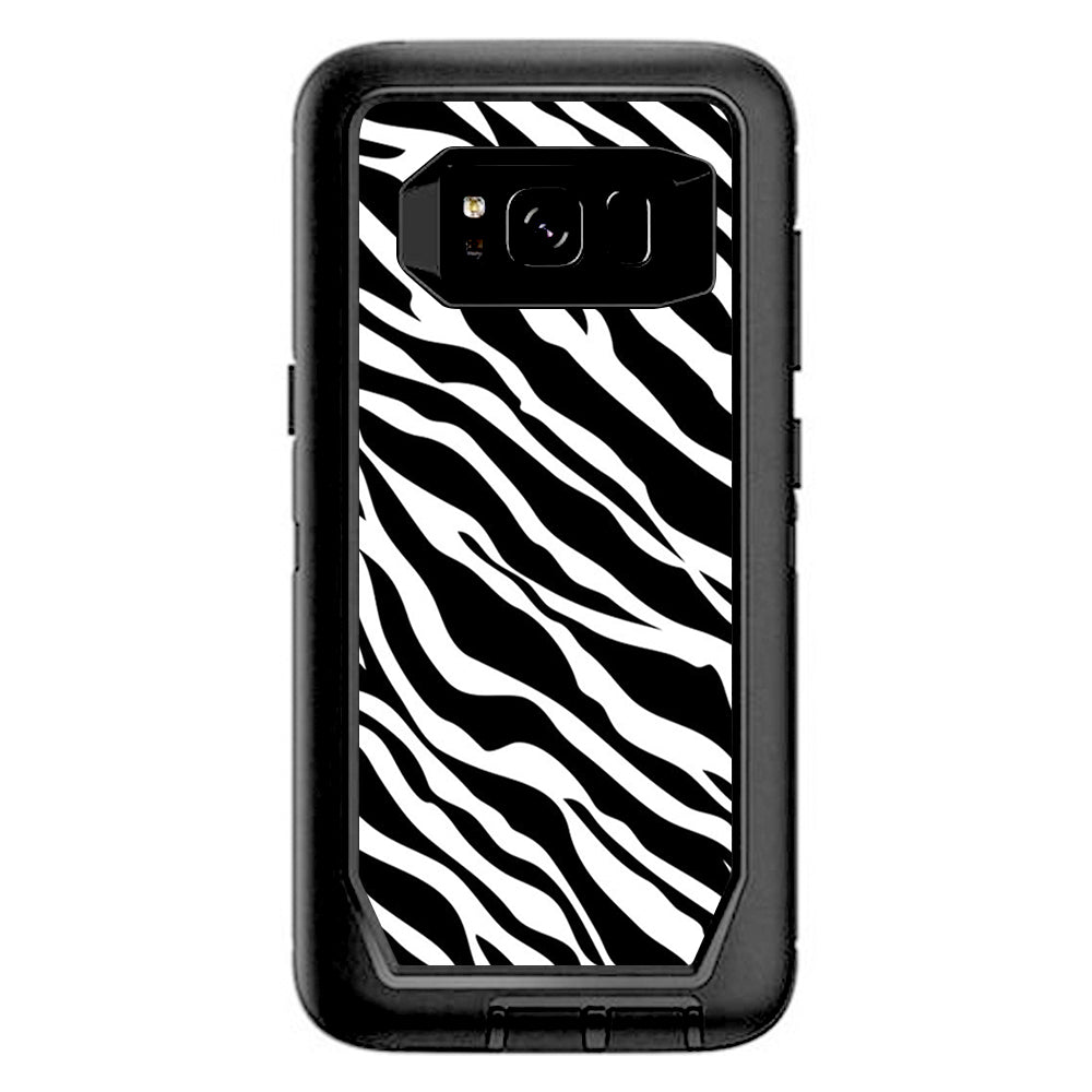  Zebra Pattern Otterbox Defender Samsung Galaxy S8 Skin