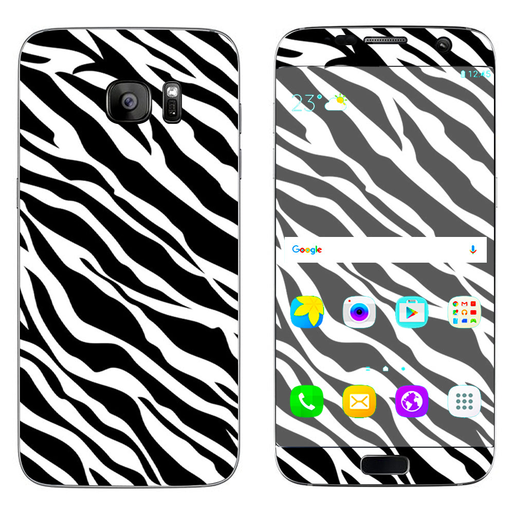  Zebra Pattern Samsung Galaxy S7 Edge Skin