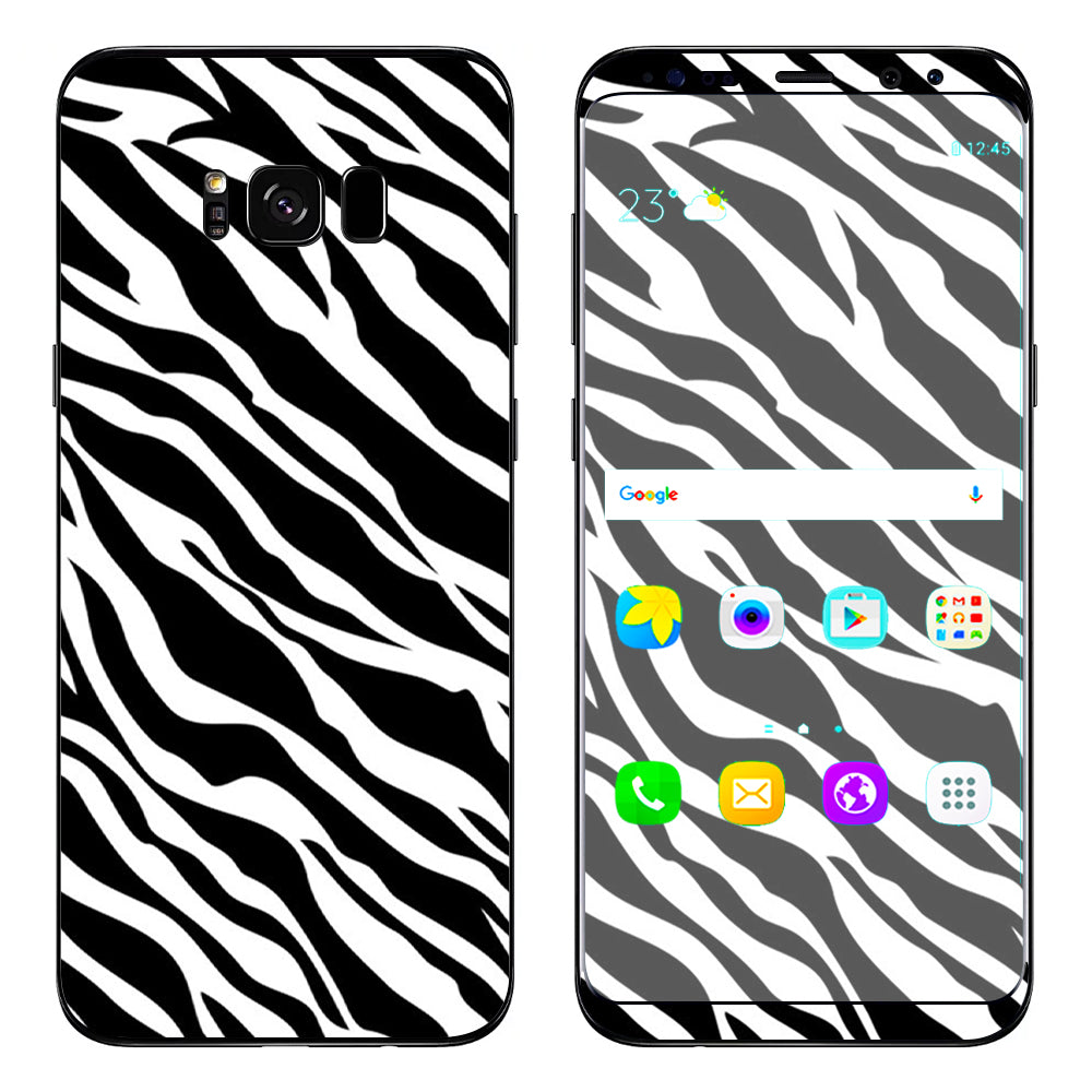  Zebra Pattern Samsung Galaxy S8 Skin