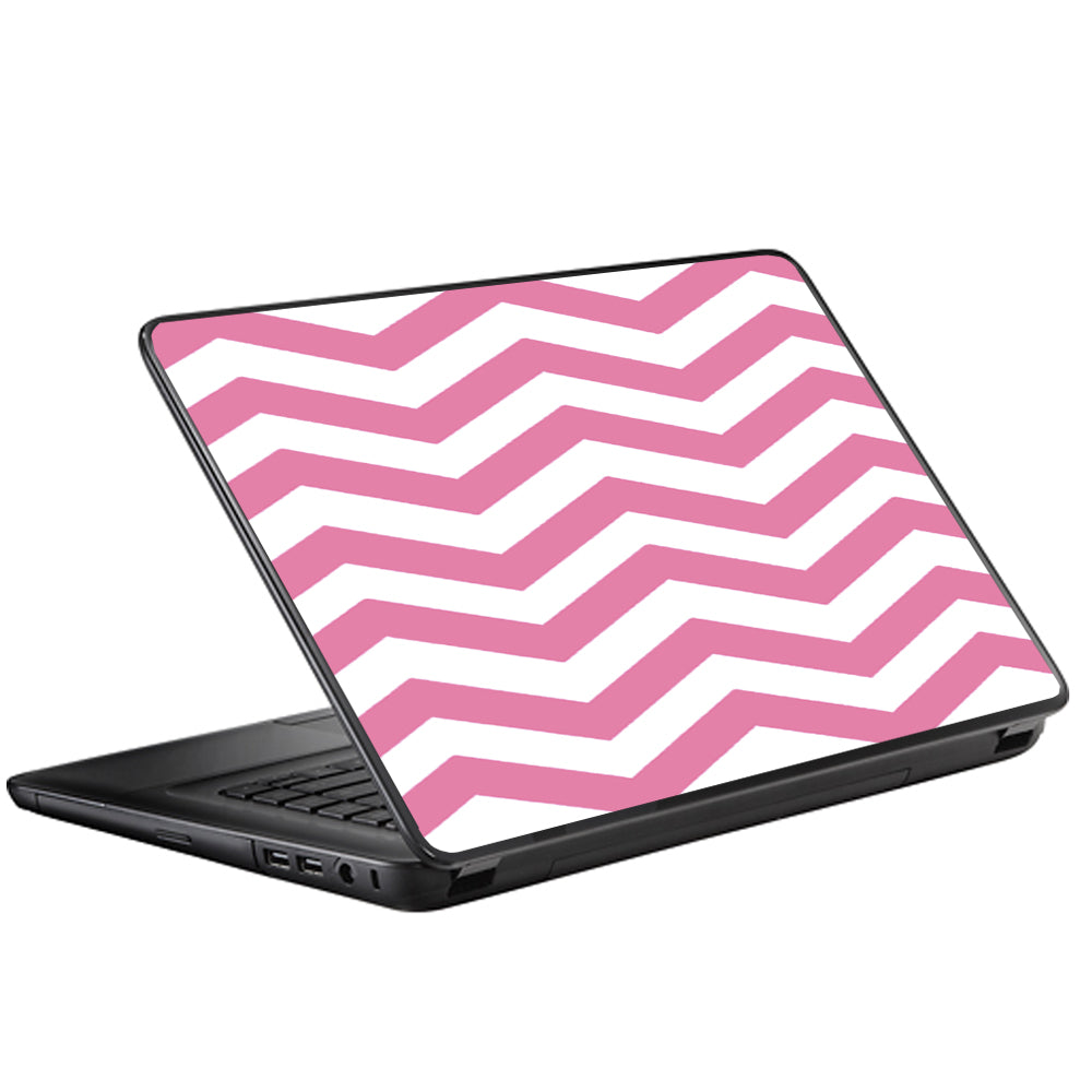  Pink Chevron Universal 13 to 16 inch wide laptop Skin