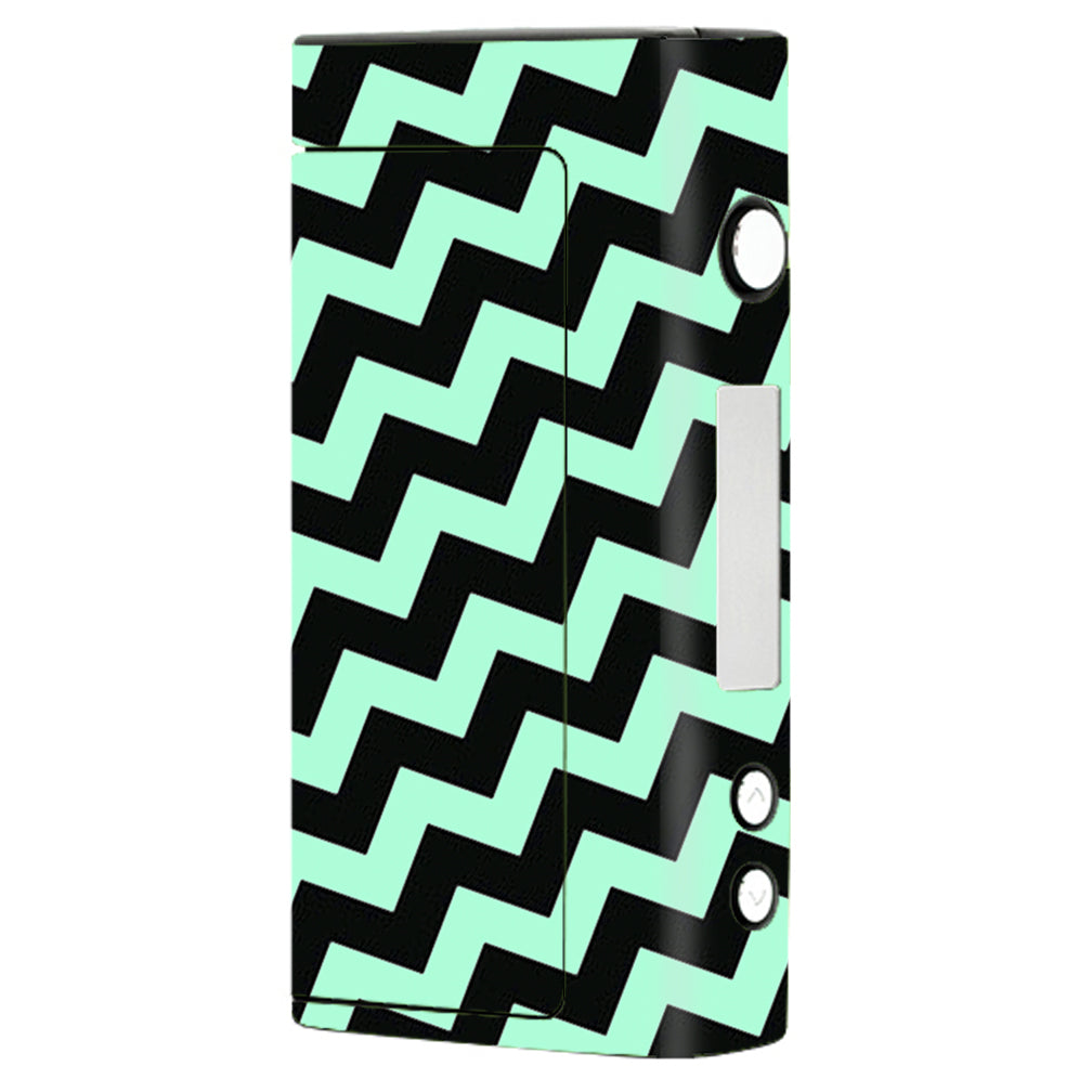  Teal And Black Chevron Sigelei Fuchai 200W Skin