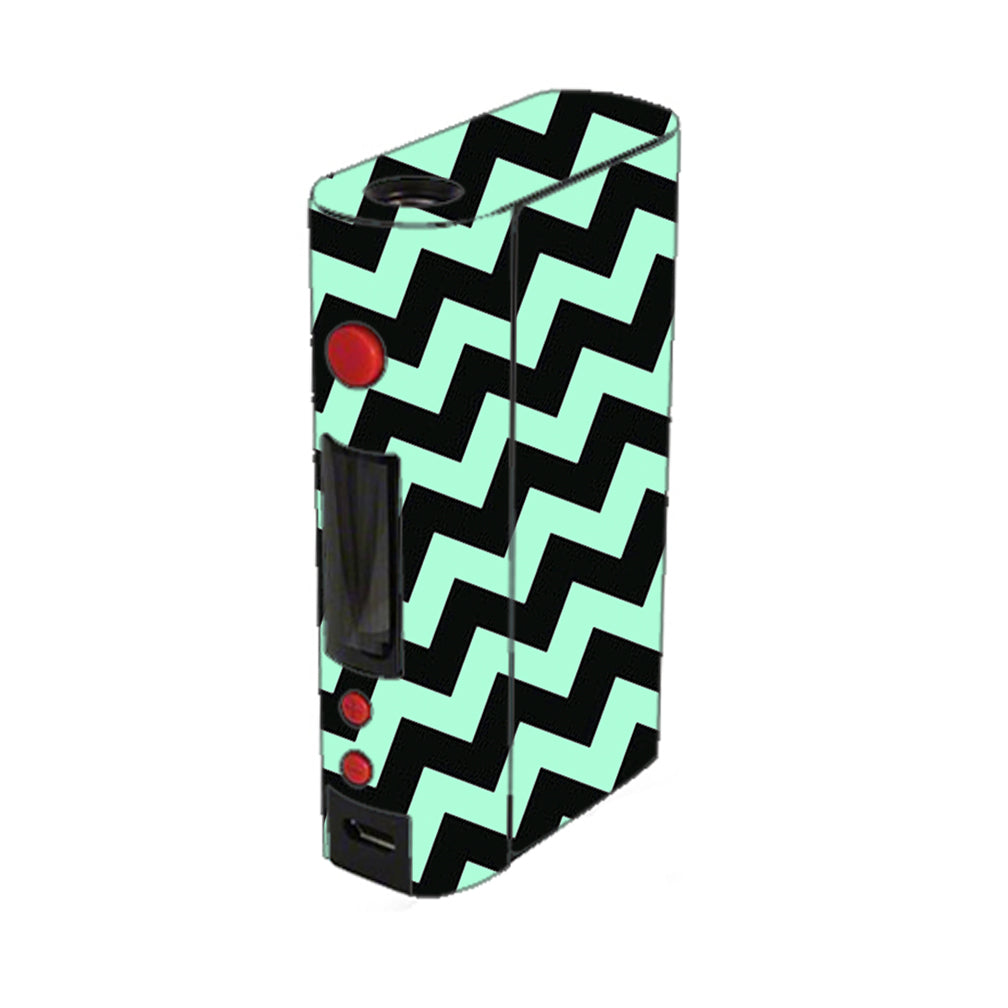  Teal And Black Chevron Kangertech Kbox 200w Skin