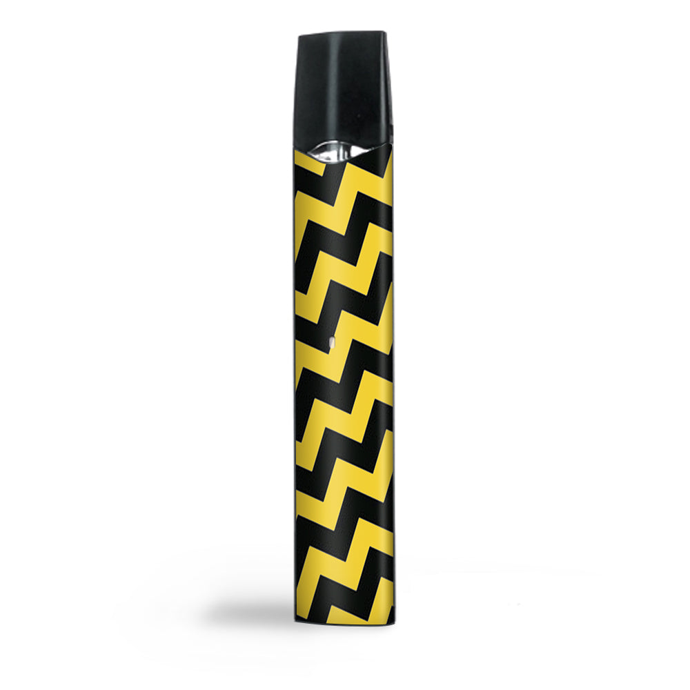  Yellow And Black Chevron Smok Infinix Ultra Portable Skin