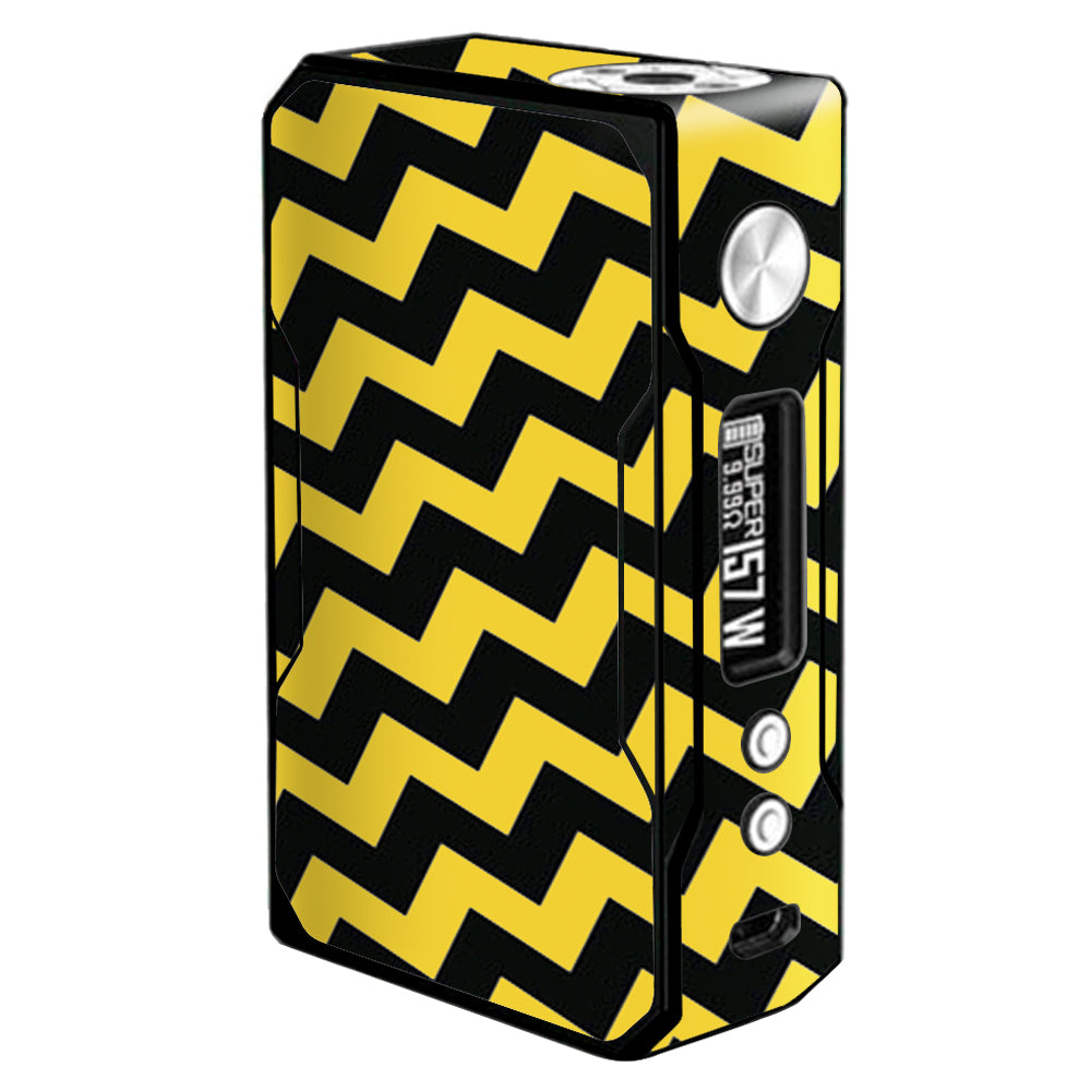  Yellow And Black Chevron Voopoo Drag 157w Skin