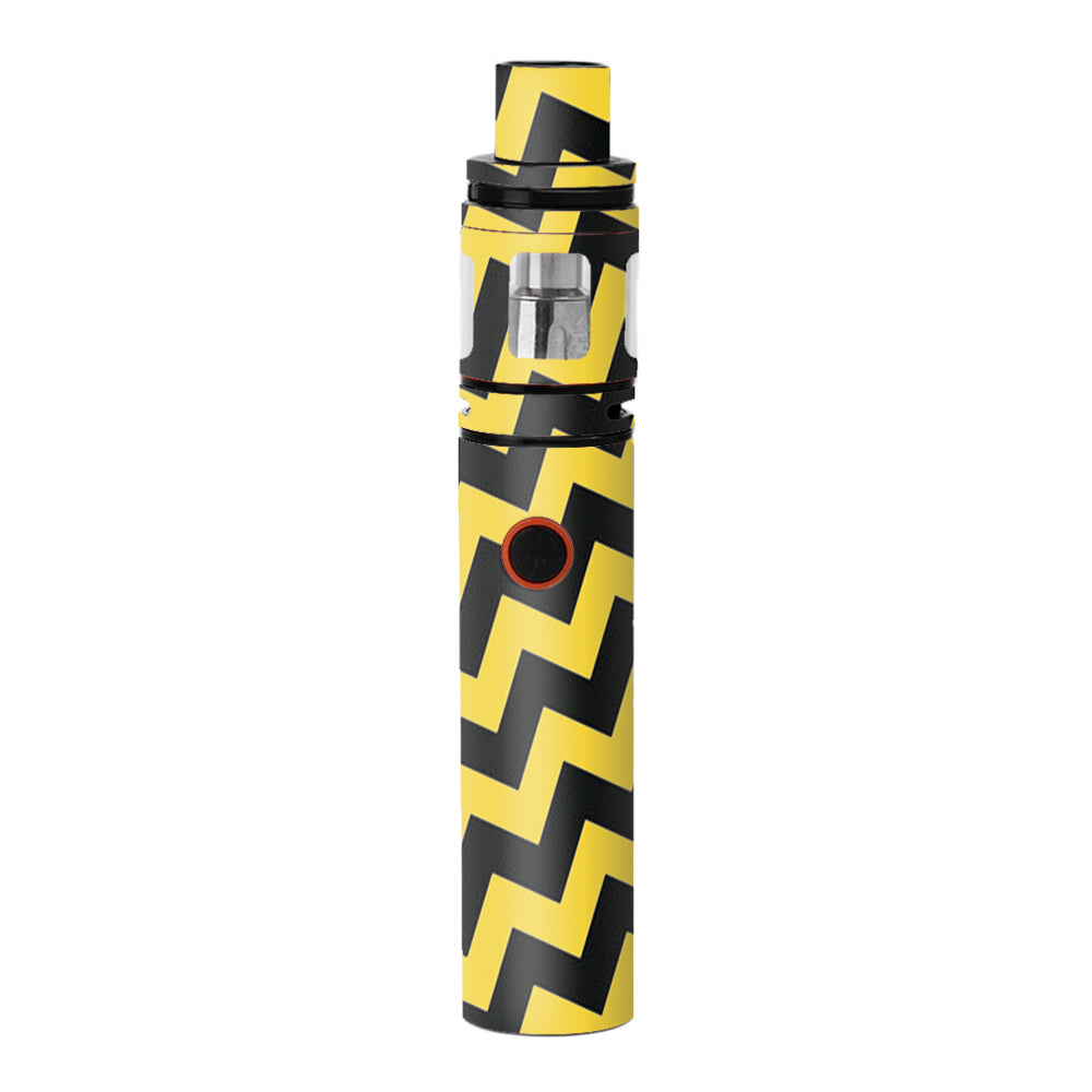  Yellow And Black Chevron Smok Stick V8 Skin