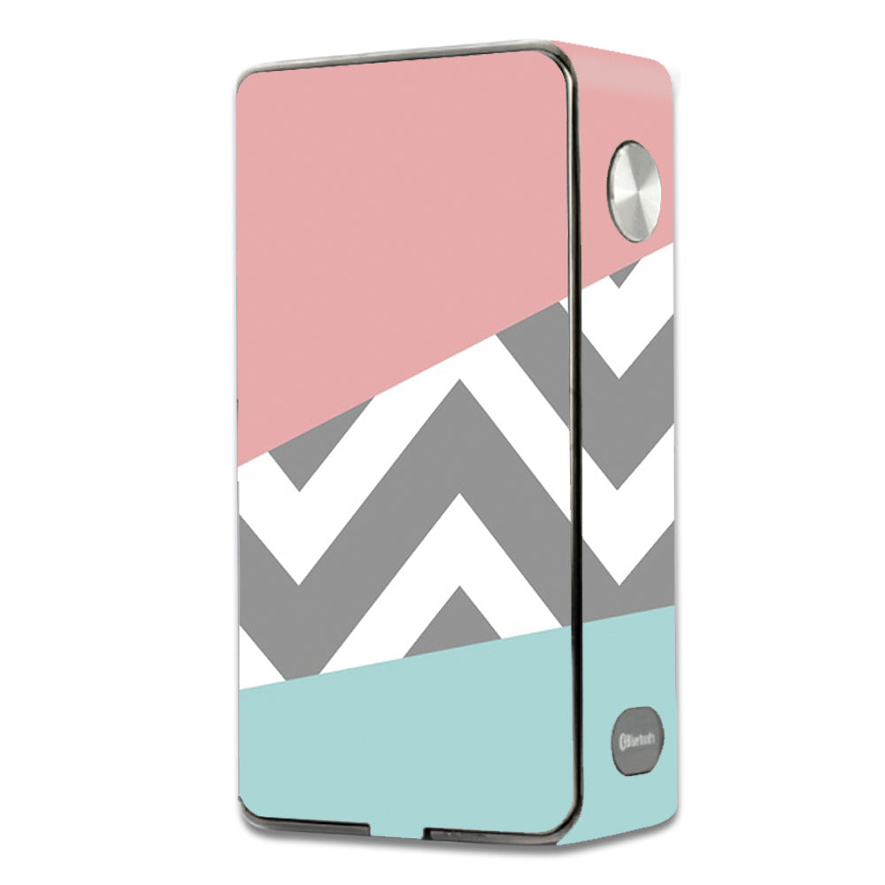  Pink Teal Gray Chevron Pattern Laisimo L3 Touch Screen Skin