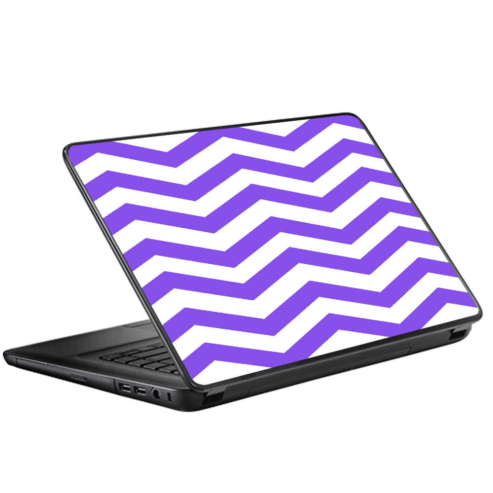  Purple Chevron Universal 13 to 16 inch wide laptop Skin