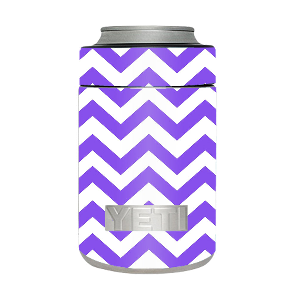  Purple Chevron Yeti Rambler Colster Skin
