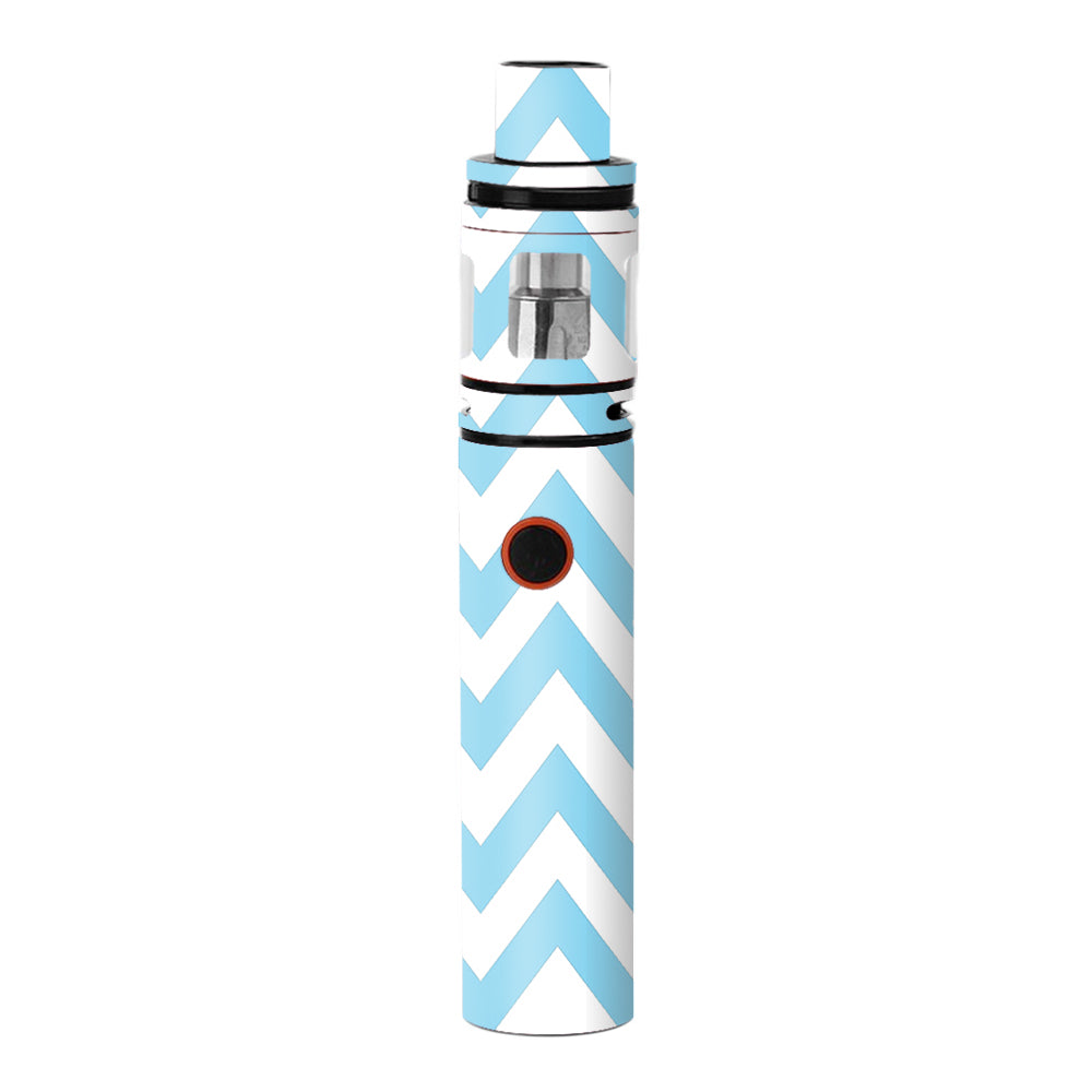  Teal Chevron Smok Stick V8 Skin