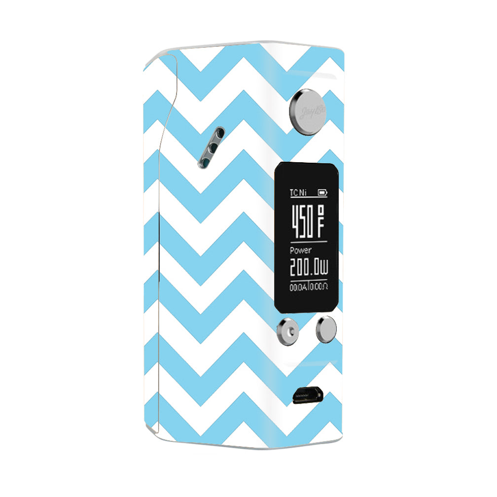  Teal Chevron Wismec Reuleaux RX200S Skin