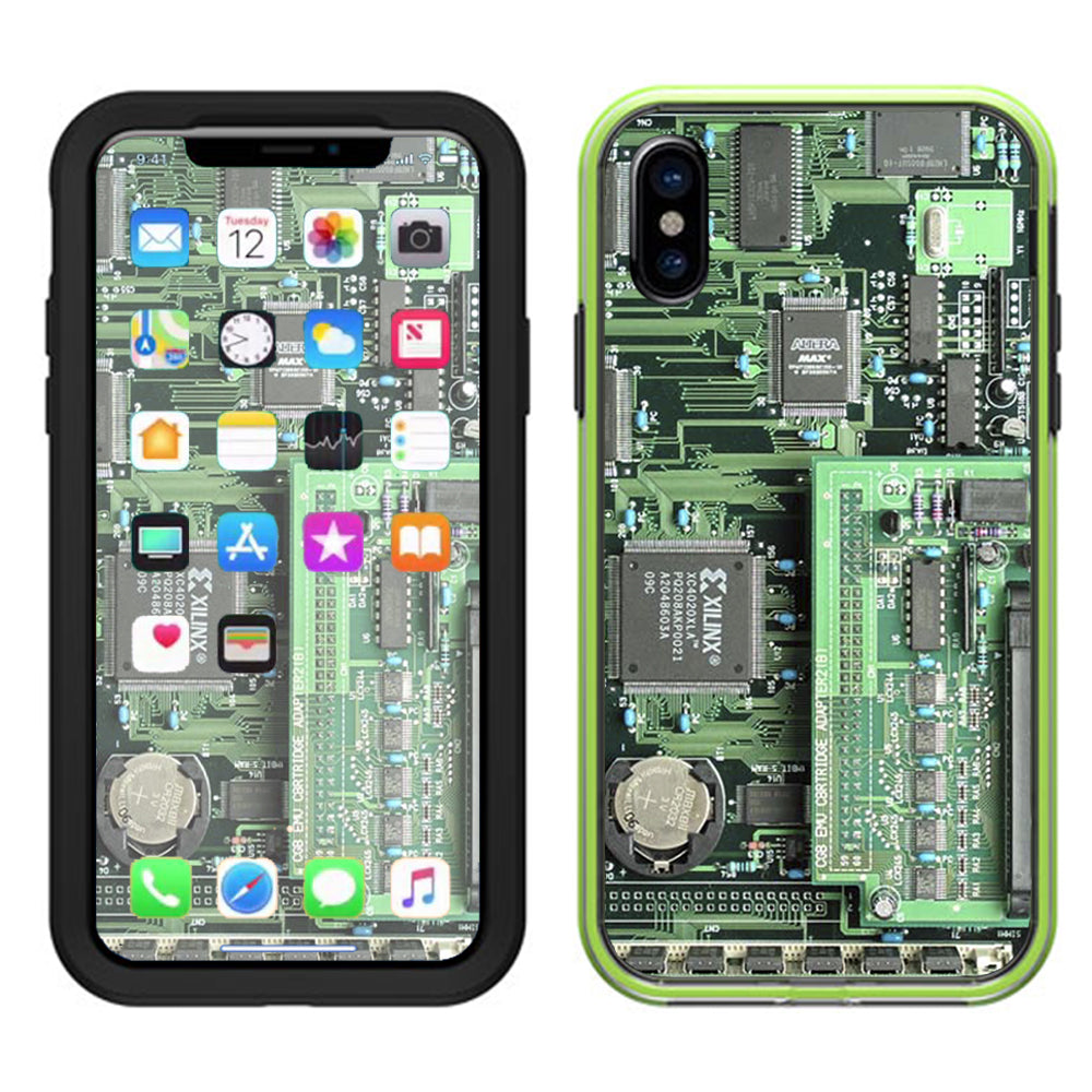  Circuit Board Lifeproof Slam Case iPhone X Skin
