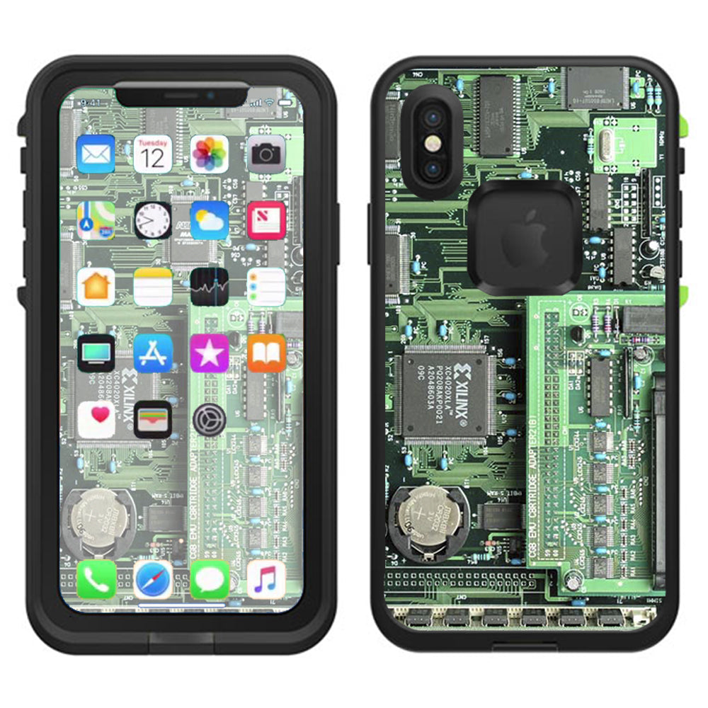  Circuit Board Lifeproof Fre Case iPhone X Skin