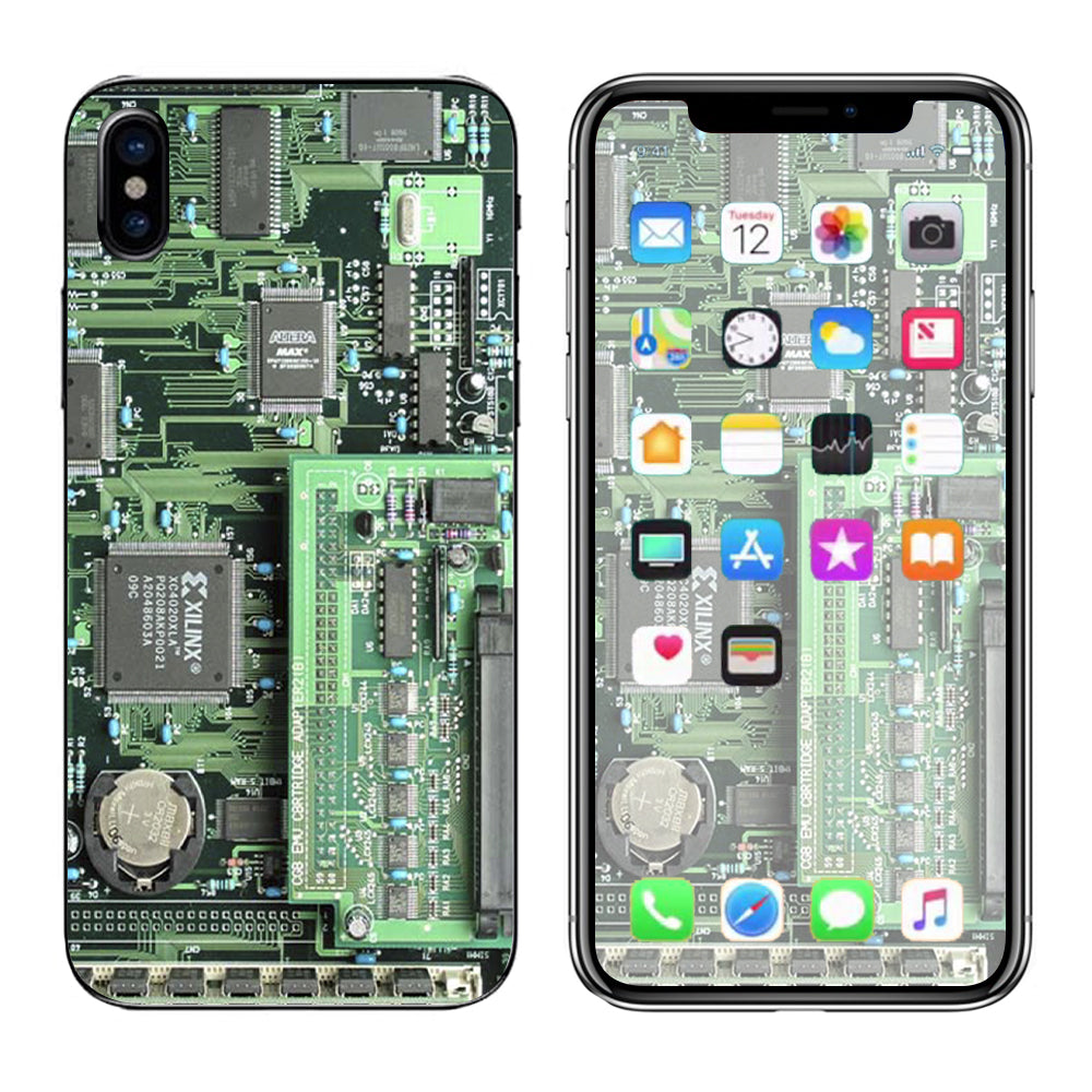  Circuit Board Apple iPhone X Skin
