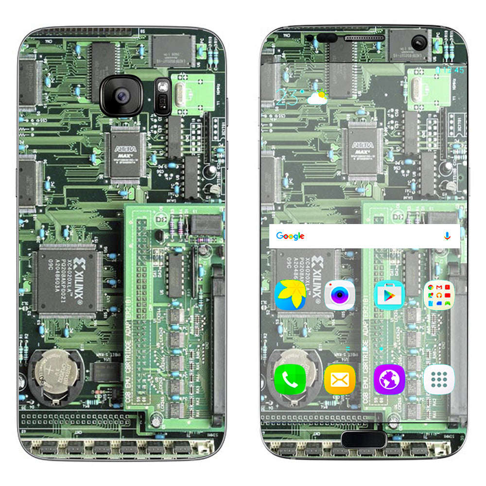  Circuit Board Samsung Galaxy S7 Edge Skin