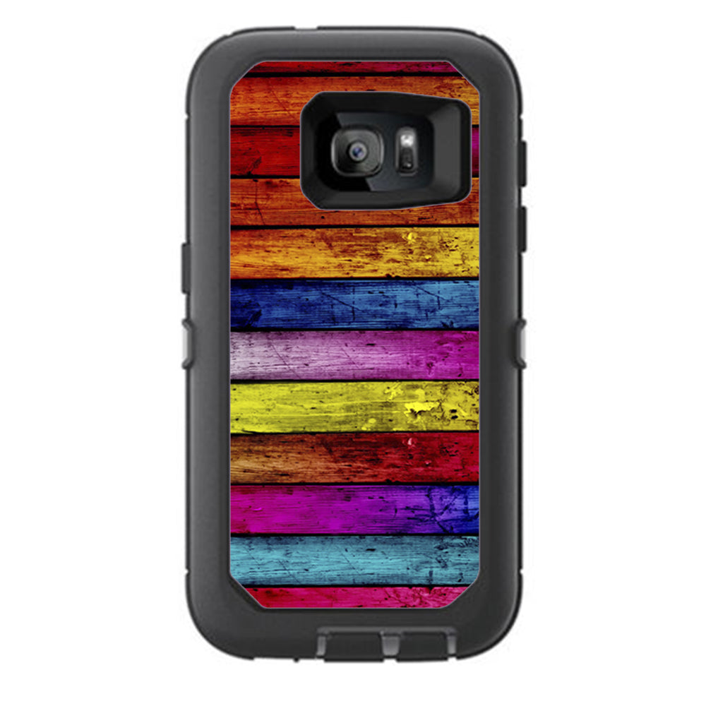  Colorwood Aged Otterbox Defender Samsung Galaxy S7 Skin
