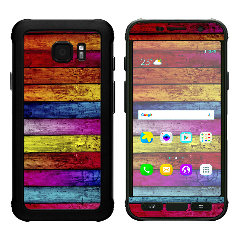  Colorwood Aged Samsung Galaxy S7 Active Skin
