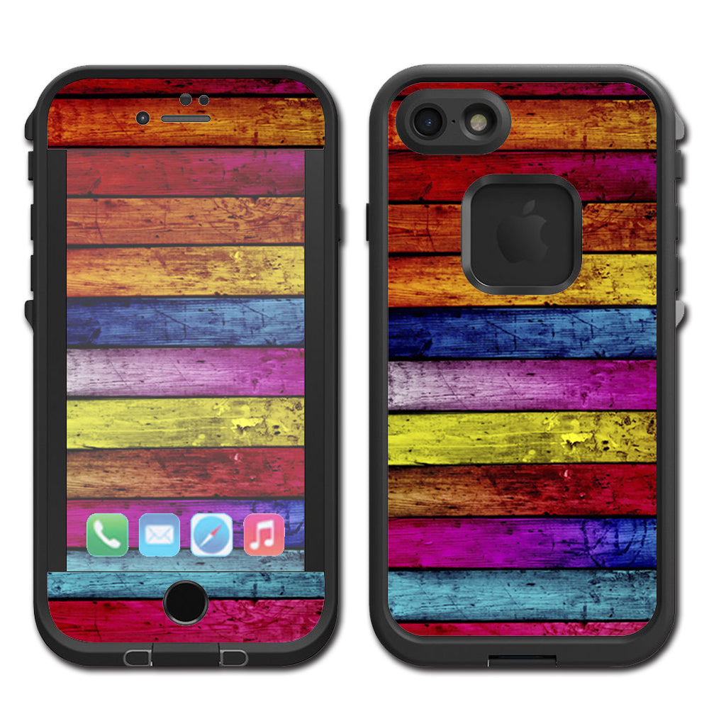  Colorwood Aged Lifeproof Fre iPhone 7 or iPhone 8 Skin