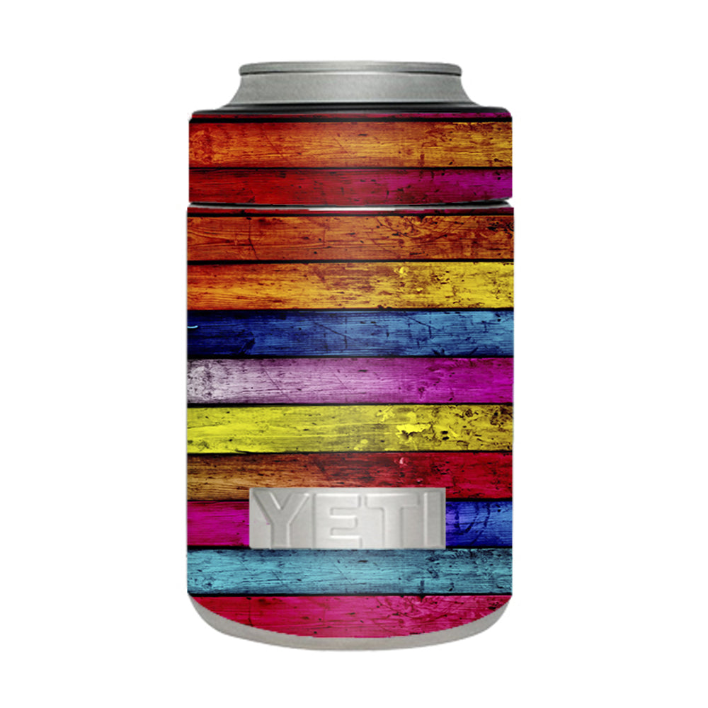  Colorwood Aged Yeti Rambler Colster Skin