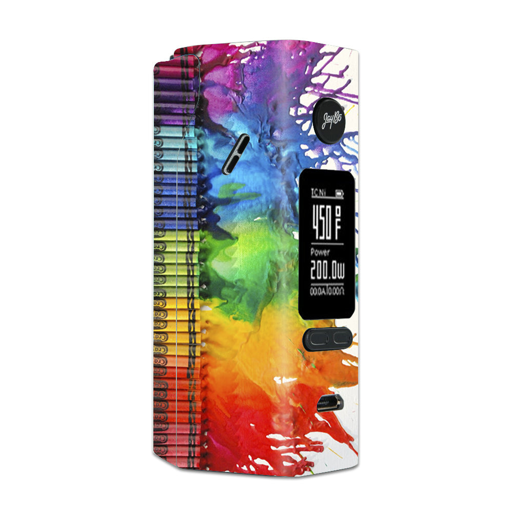  Crayon Splatter Wismec Reuleaux RX 2/3 combo kit Skin