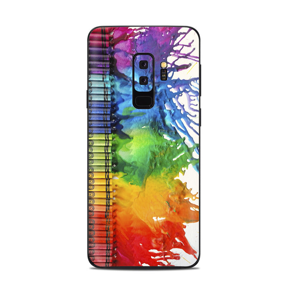  Crayon Splatter Samsung Galaxy S9 Plus Skin