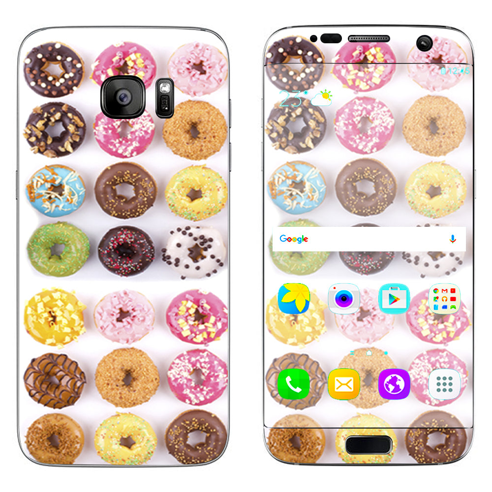  Donuts, Iced And Sprinkles Samsung Galaxy S7 Edge Skin