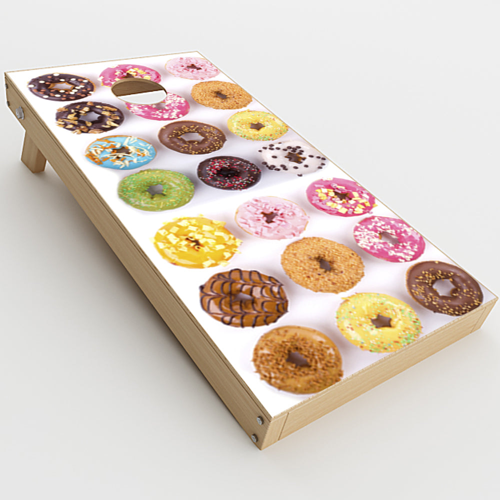  Donuts, Iced And Sprinkles Cornhole Game Boards  Skin