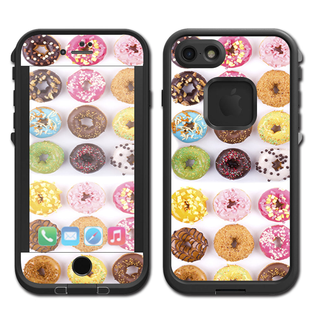  Donuts, Iced And Sprinkles Lifeproof Fre iPhone 7 or iPhone 8 Skin