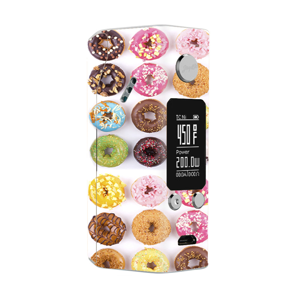  Donuts, Iced And Sprinkles Wismec Reuleaux RX200S Skin