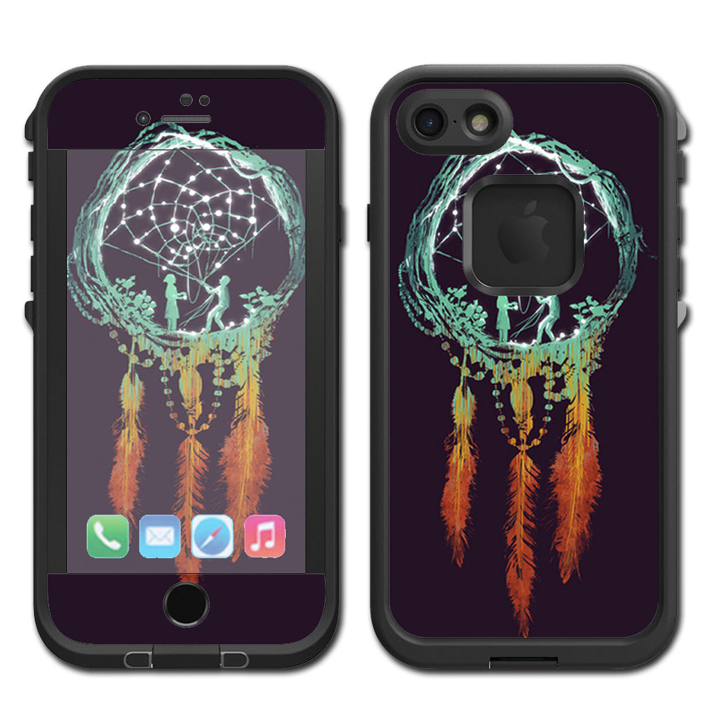  Neon Dreamcatcher Lifeproof Fre iPhone 7 or iPhone 8 Skin