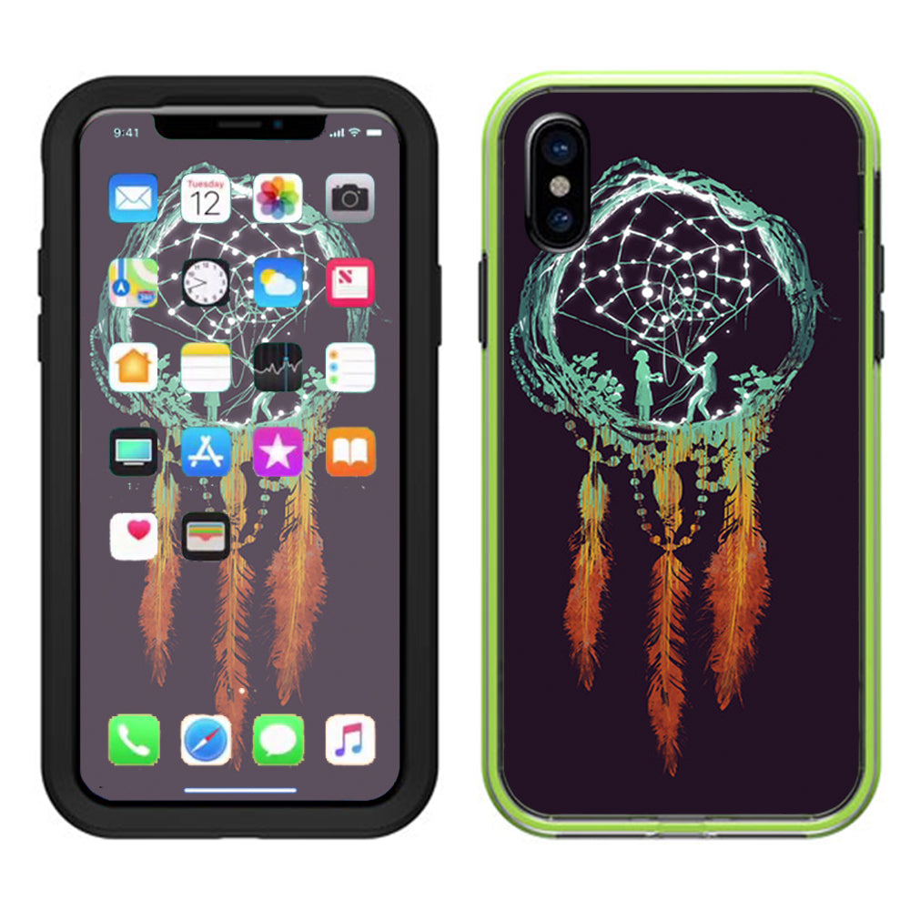  Neon Dreamcatcher Lifeproof Slam Case iPhone X Skin