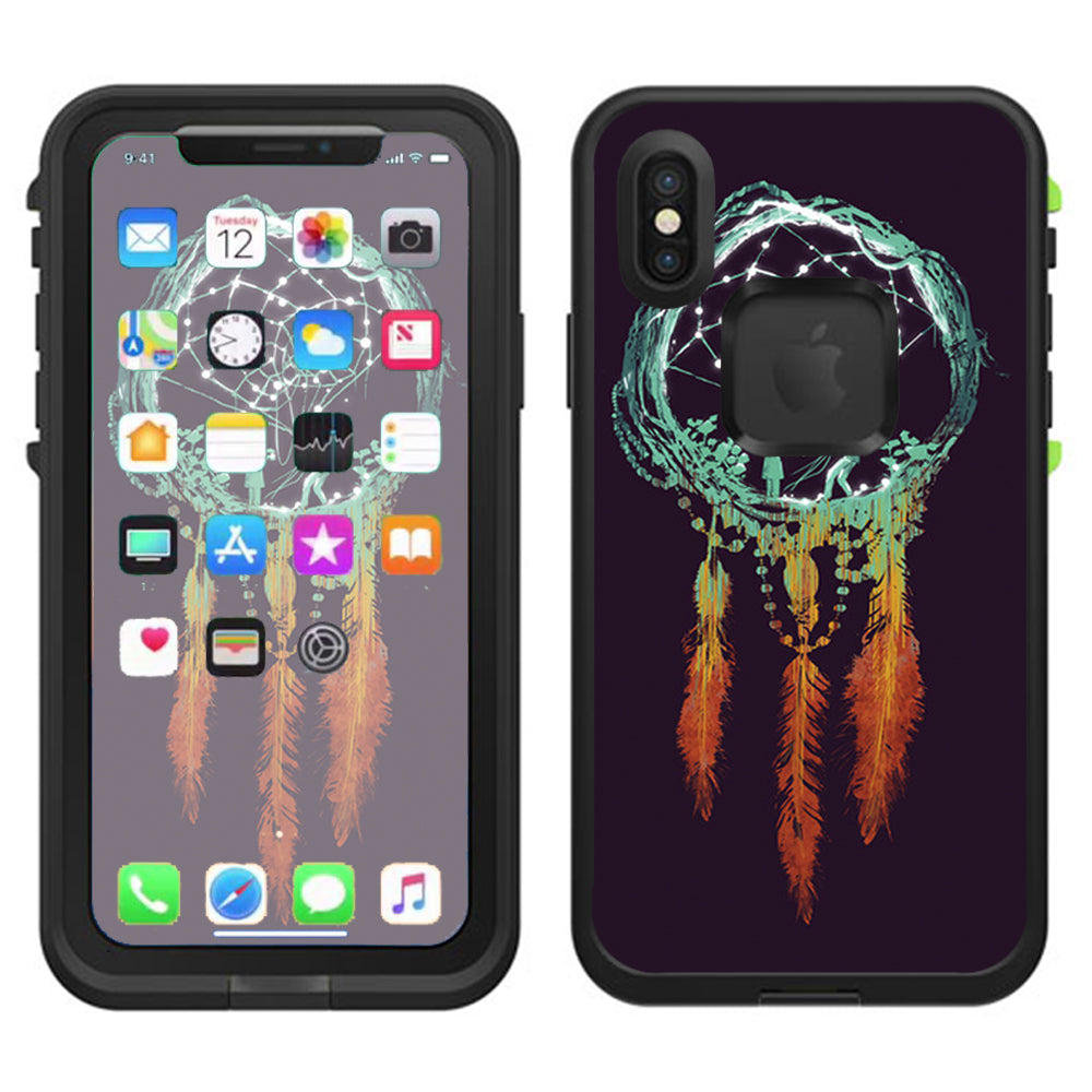  Neon Dreamcatcher Lifeproof Fre Case iPhone X Skin
