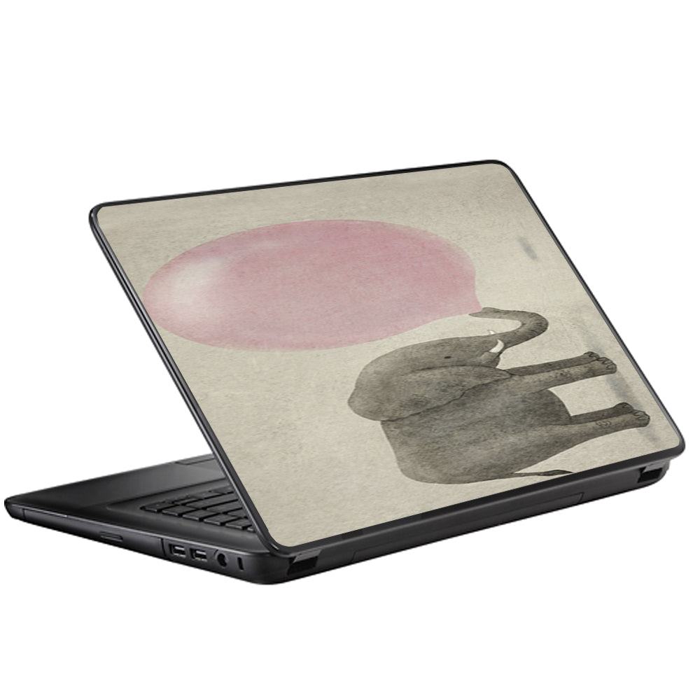  Elephant Blowing Bubble Universal 13 to 16 inch wide laptop Skin