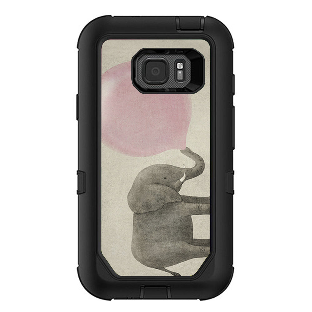  Elephant Blowing Bubble Otterbox Defender Samsung Galaxy S7 Active Skin