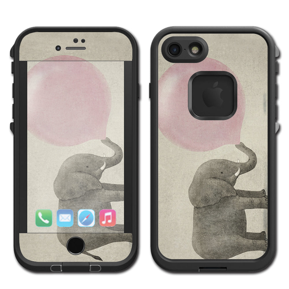  Elephant Blowing Bubble Lifeproof Fre iPhone 7 or iPhone 8 Skin