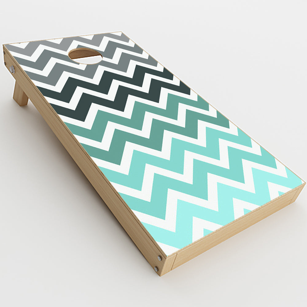  Chevron Fade Cornhole Game Boards  Skin
