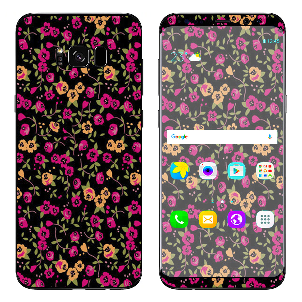  Floral, Flowers Samsung Galaxy S8 Skin
