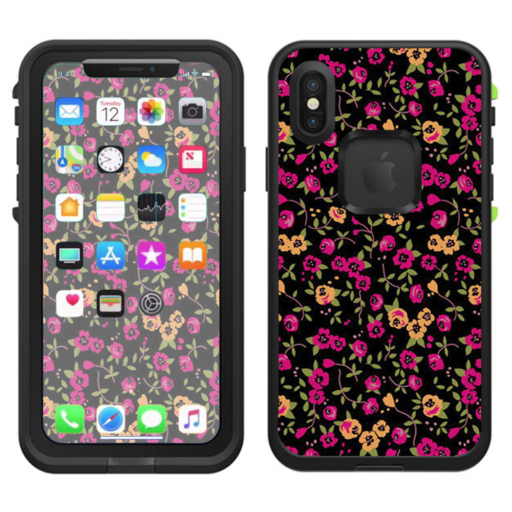  Floral, Flowers Lifeproof Fre Case iPhone X Skin