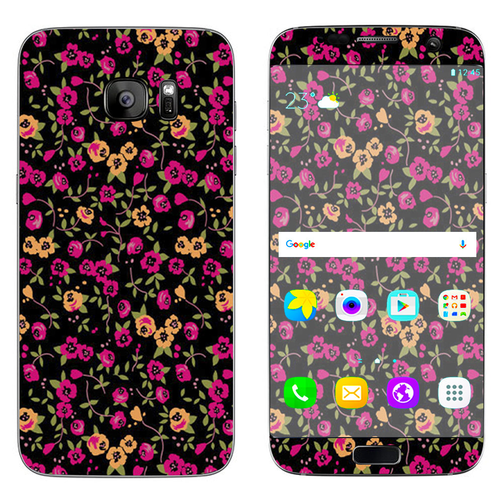  Floral, Flowers Samsung Galaxy S7 Edge Skin