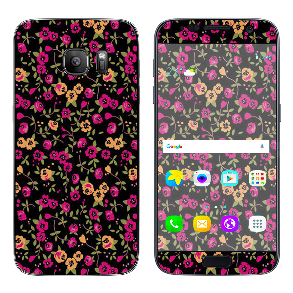  Floral, Flowers Samsung Galaxy S7 Skin