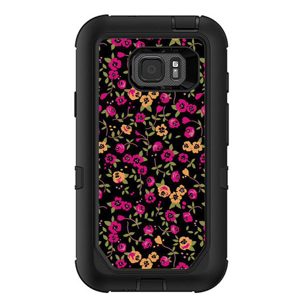  Floral, Flowers Otterbox Defender Samsung Galaxy S7 Active Skin